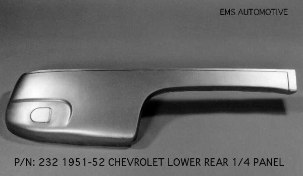 LOWER REAR 1/4 PANEL