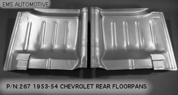 REAR FLOOR PANS