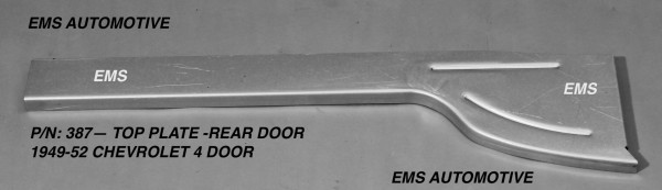 TOP PLATE REAR DOOR ROCKER PANEL