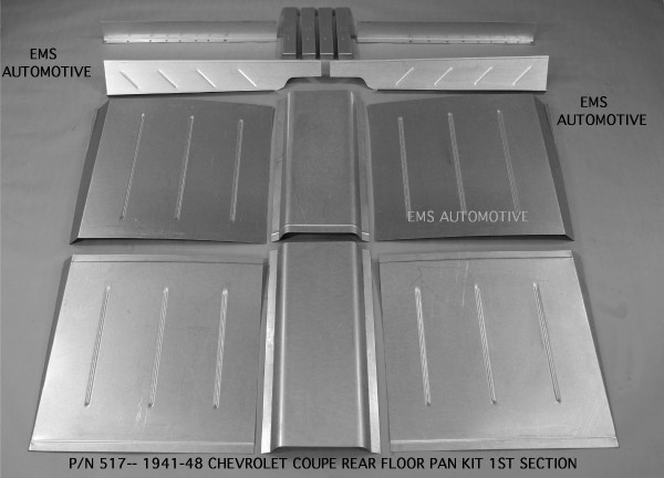 REAR FLOOR PAN KIT SECTION #1--COUPE REAR FLOOR PAN KIT SECTION #1--COUPE
