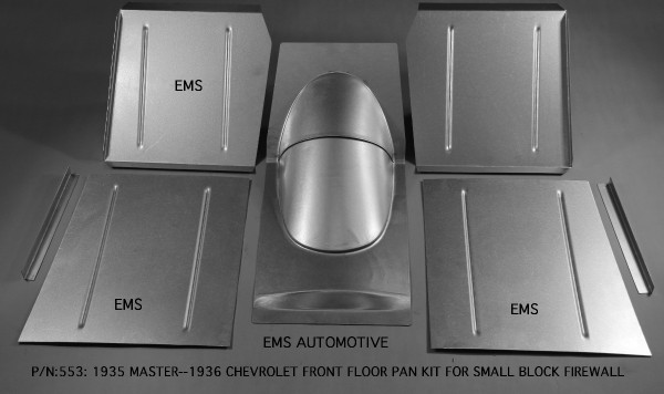 FLOOR PAN KIT FOR SMALL BLOCK FIREWALL
