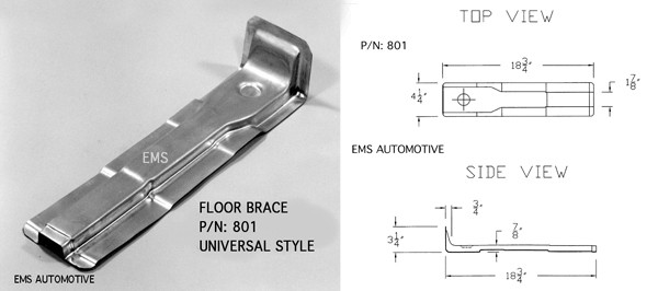 FLOOR BRACE HOT ROD STYLE FLOOR BRACE HOT ROD STYLE