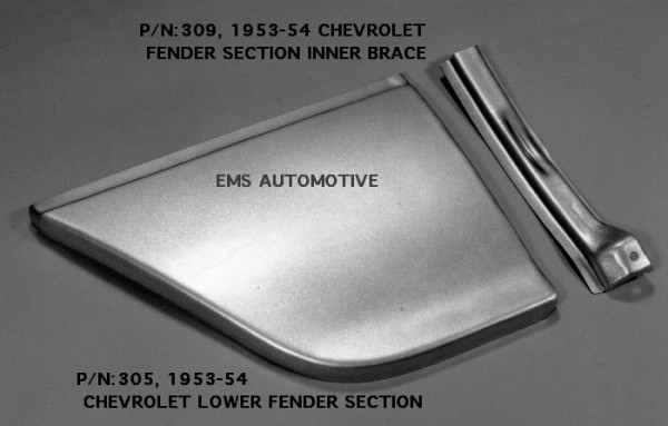 LOWER FRONT FENDER SECTION