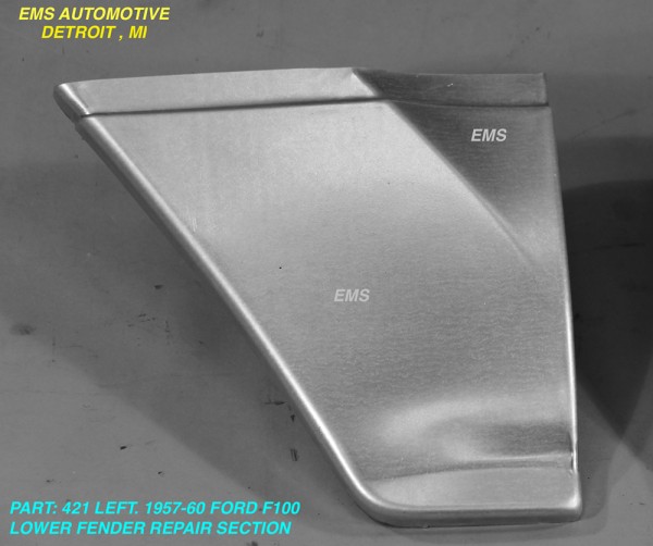 LOWER FRONT FENDER SECTION