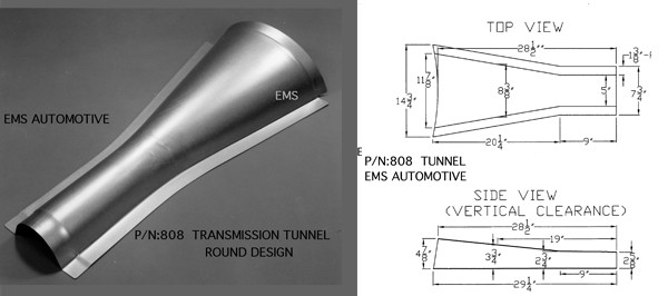 TRANS TUNNEL -LOWER ROUND DESIGN TRANS TUNNEL -LOWER ROUND DESIGN