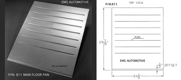 MAIN FLOOR PAN MAIN FLOOR PAN